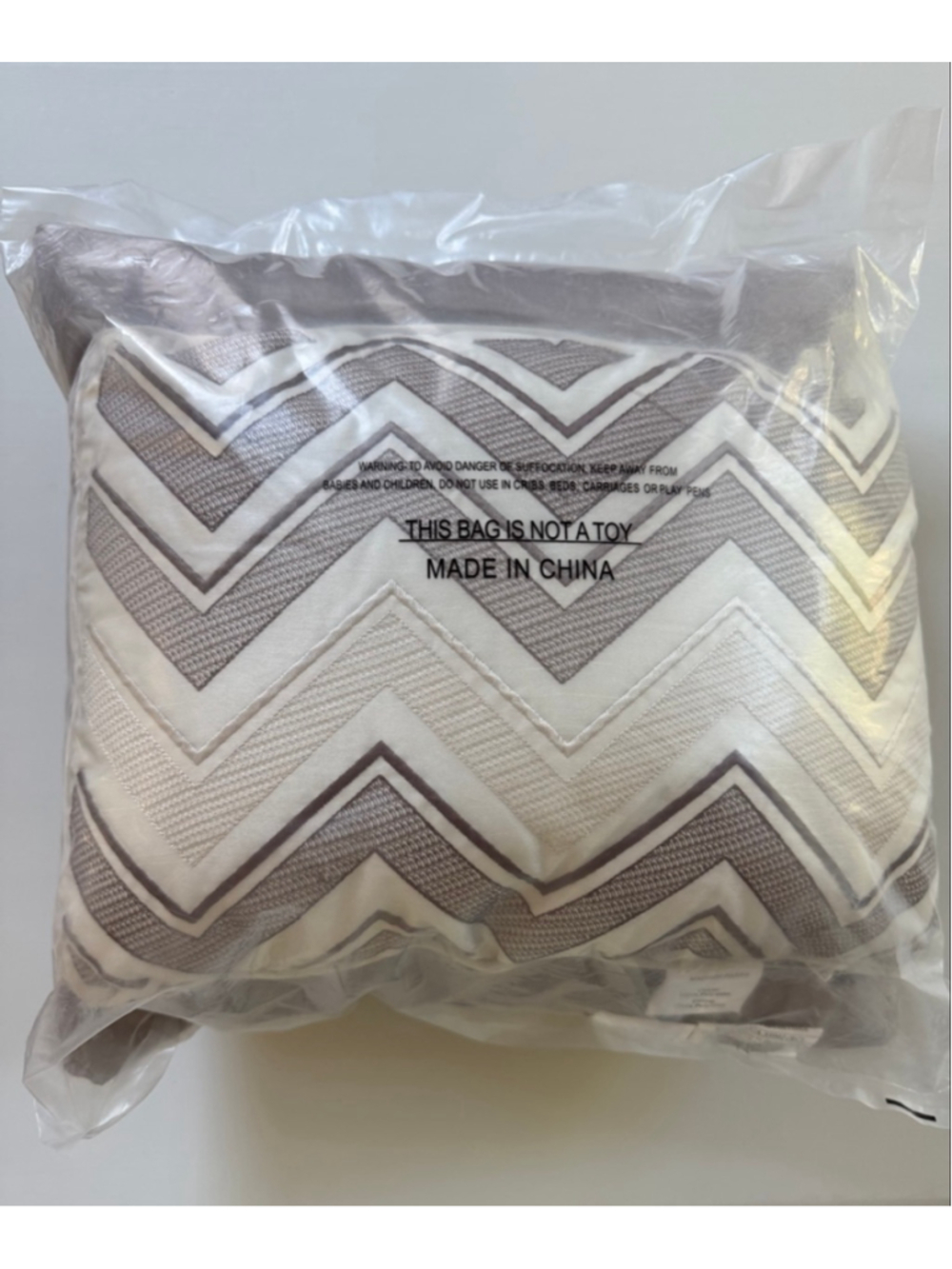 Madison Park Decorative Pillow Set in Light Brown/Cream